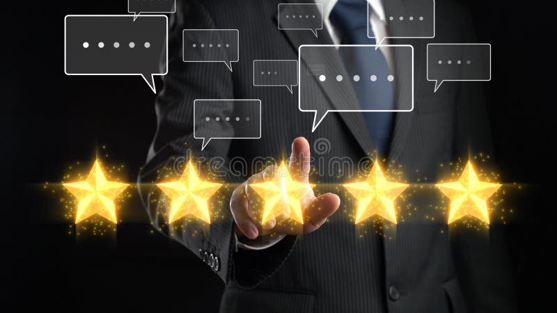 Enhancing Business Through Customer Experience Satisfaction Reviews EIDE stock photography