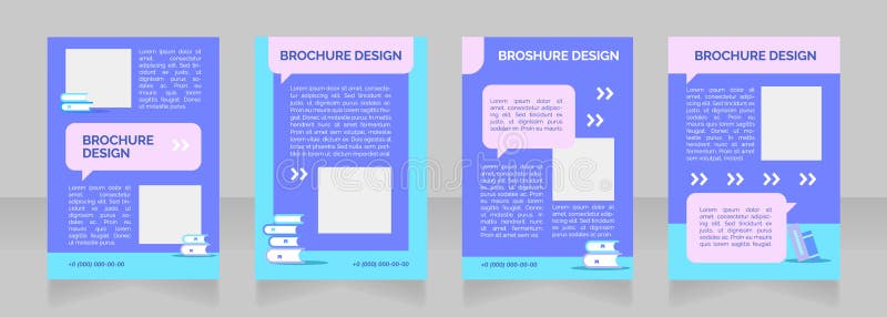 Enhancing Student Academic Performance Blank Brochure Layout