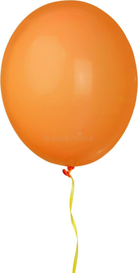 Enige ballon - geïsoleerd beeld