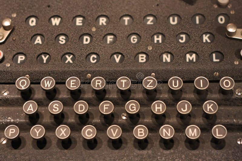 Enigma Keyboard Stock Photo Image Of Typewritter German