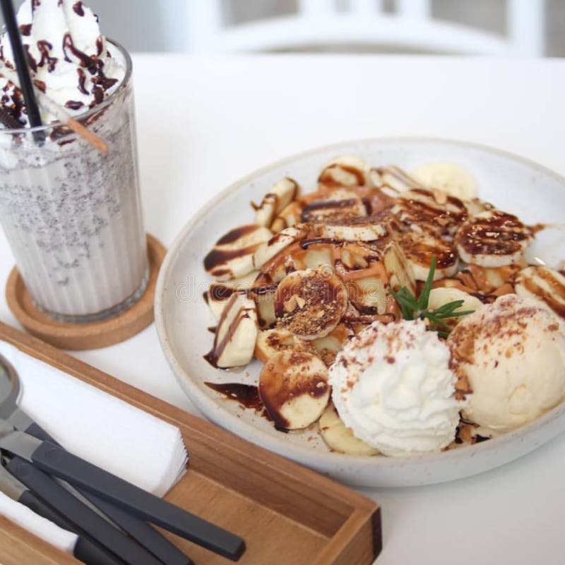 Enjoy your dinner! Top view of food and drinks on the rustic wooden table. stock photography
