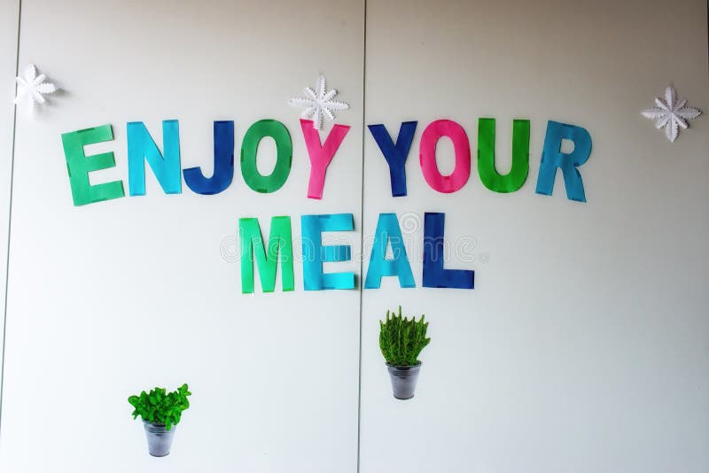 Enjoy Your Meal Stock Images - Download 725 Royalty Free Photos