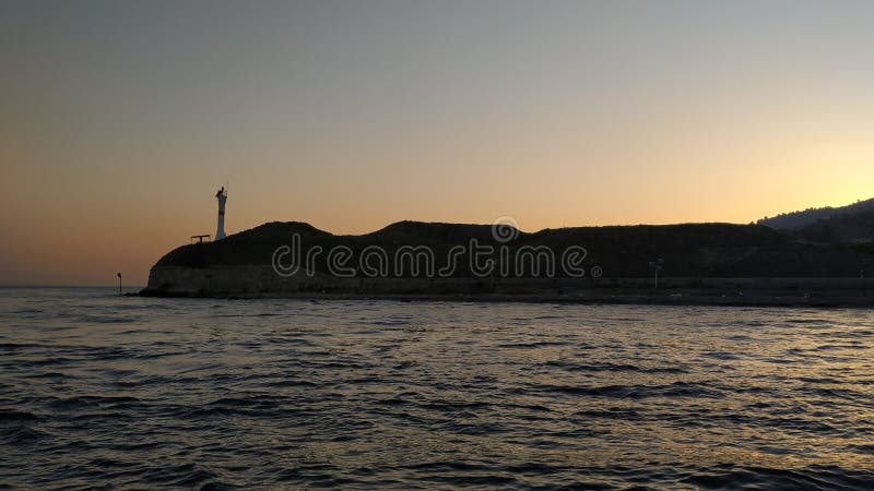 Sunset over the sea royalty free stock photos Sunset over the sea royalty free stock photos