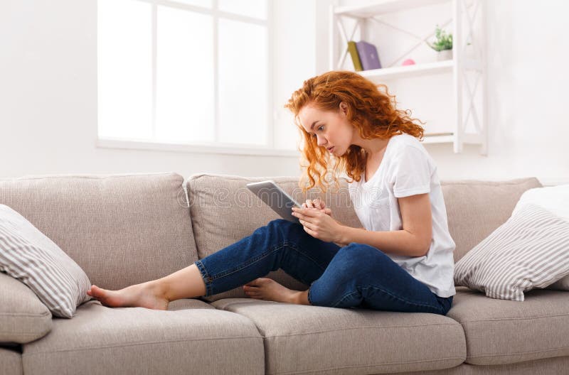 Redhead Girl Feet