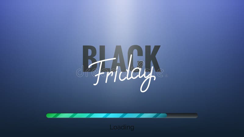 Ennegrezca viernes Mano que pone letras a Black Friday y a la barra de cargamento Bandera estacional de la venta del invierno libre illustration Ennegrezca viernes Mano que pone letras a Black Friday y a la barra de cargamento Bandera estacional de la venta del invierno libre illustration