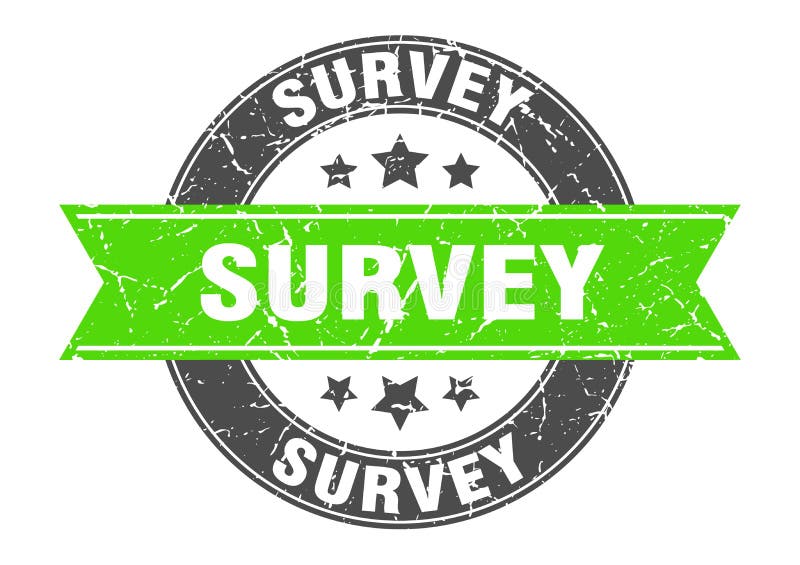 Enquêtestempel vector illustratie