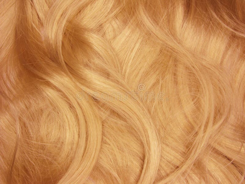 Wheat colored hair curls as texture background. Wheat colored hair curls as texture background