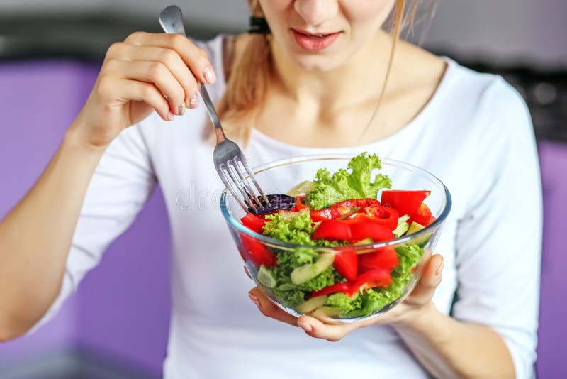 Ensalada deliciosa vegetal de tomates, de pepinos, de la albahaca y del lett imagen de archivo Ensalada deliciosa vegetal de tomates, de pepinos, de la albahaca y del lett imagen de archivo