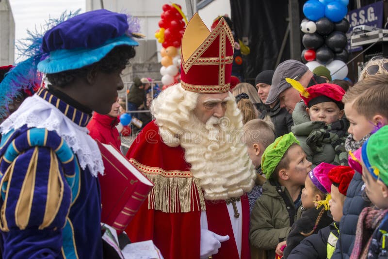 Sinterklaas Arriving in the Netherlands Editorial Stock Photo Image