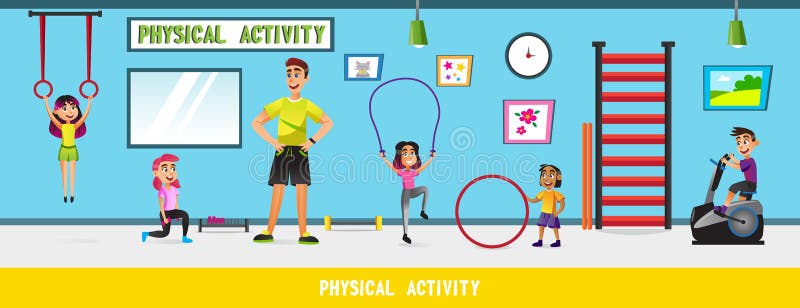 Resultado de imagen de dibujo physical activity