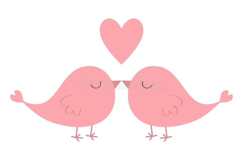 love-Rose Toppers saint valentin mariages 5 x coupées coeurs avec oiseaux-cartes