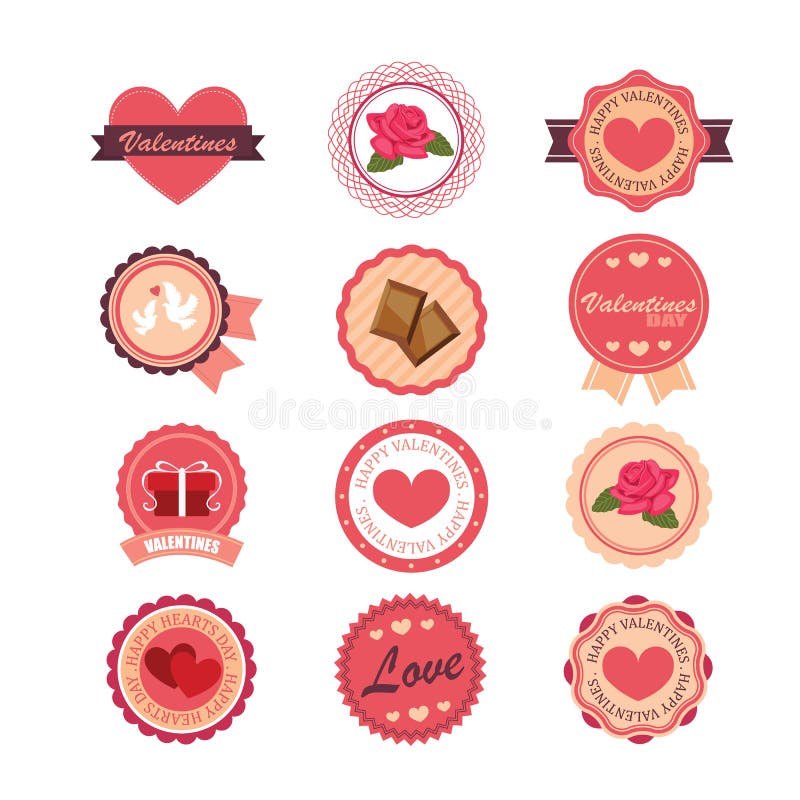 TopStick 1339 Autocollantes Avec Des Motifs De Coeur (200 Stickers