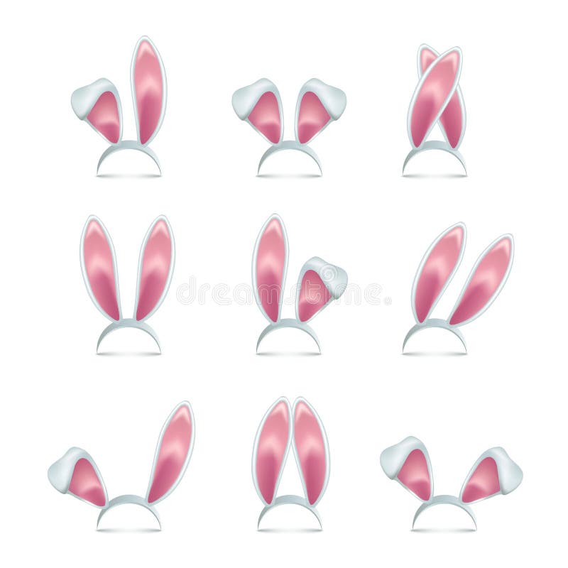 ensemble de lapin d'oreille 2187036 Art vectoriel chez Vecteezy