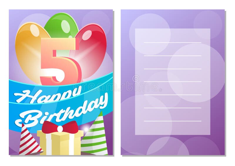 Le Joyeux Anniversaire Badine Le Calibre De Carte Postale Illustration De Vecteur Illustration Du Type Sport