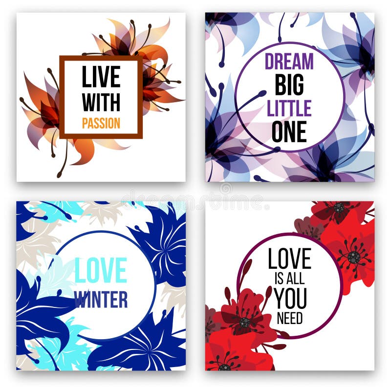 Ensemble de cartes de vecteur illustration stock Ensemble de cartes de vecteur illustration stock