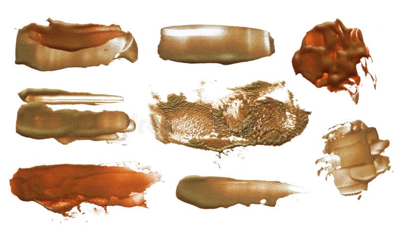 Ensemble de courses acryliques de brosse de couleur abstraite photographie stock libre de droits Ensemble de courses acryliques de brosse de couleur abstraite photographie stock libre de droits