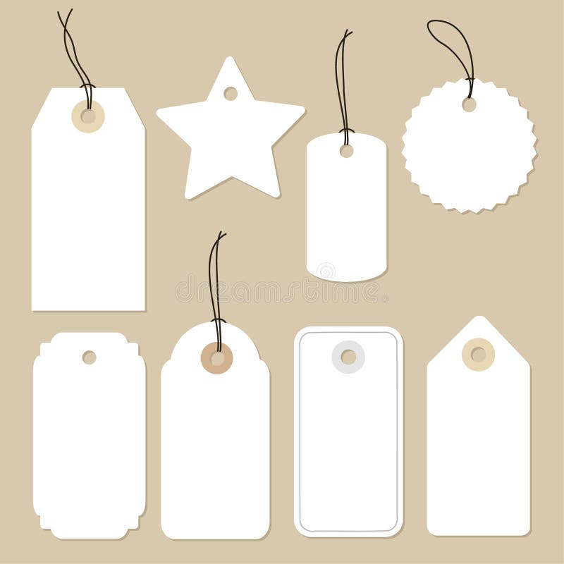 Ensemble de diverses étiquettes de papier blanc, labels, autocollants Éléments d'isolement, conception plate illustration de vecteur Ensemble de diverses étiquettes de papier blanc, labels, autocollants Éléments d'isolement, conception plate illustration de vecteur