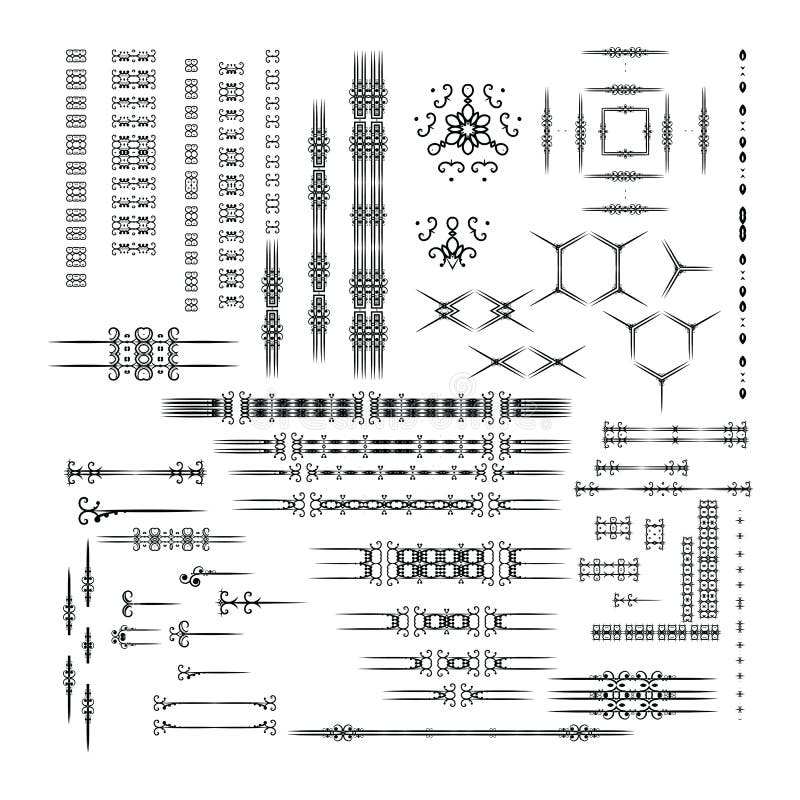 Ensemble de la boîte à outils du concepteur illustration libre de droits Ensemble de la boîte à outils du concepteur illustration libre de droits