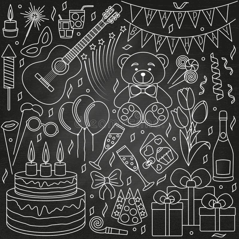 Fond De Joyeux Anniversaire Avec Le Lapin Blanc Mignon Illustration De Vecteur Illustration Du Fond Mignon 4050
