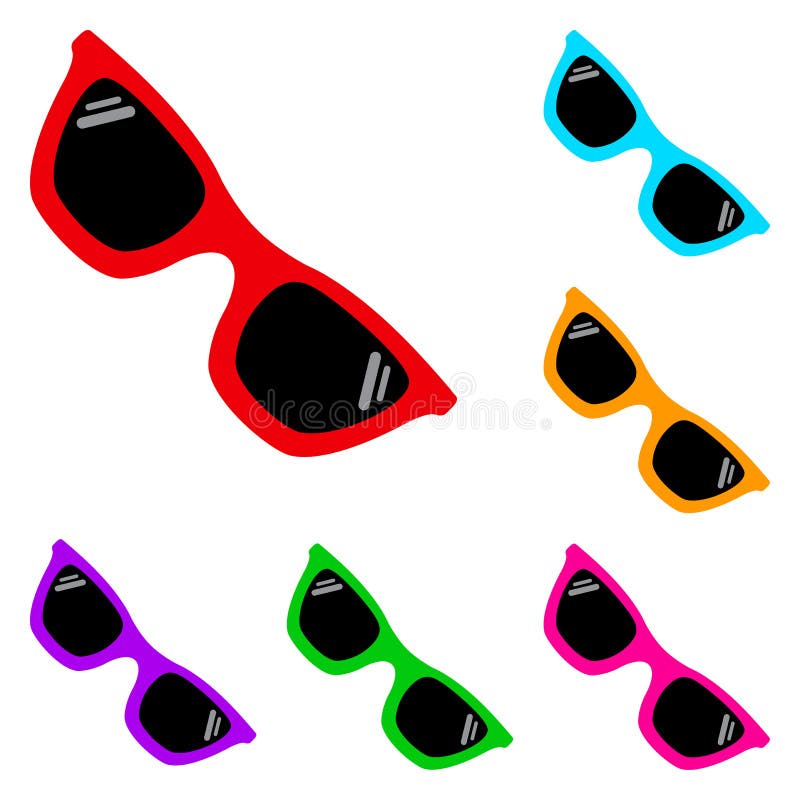 Ensemble de lunettes de soleil Illustration de vecteur illustration de vecteur Ensemble de lunettes de soleil Illustration de vecteur illustration de vecteur