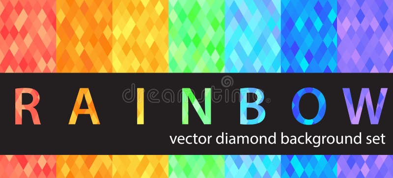 Ensemble de modèle de diamant illustration stock Ensemble de modèle de diamant illustration stock