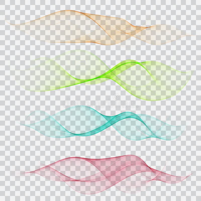 Ensemble de pourpre onduleux vert orange rose bleu transparent de conception de couleur de fum?e abstraite de vague illustration libre de droits Ensemble de pourpre onduleux vert orange rose bleu transparent de conception de couleur de fum?e abstraite de vague illustration libre de droits