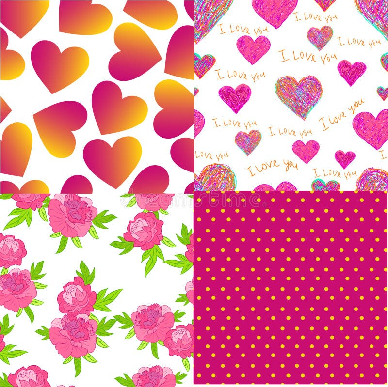 Milieux sans couture mignons illustration stock