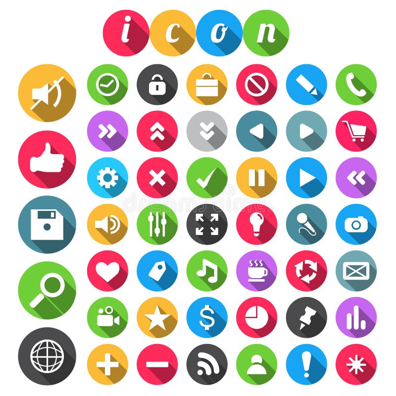 Ensemble de SEO Icon illustration de vecteur Ensemble de SEO Icon illustration de vecteur