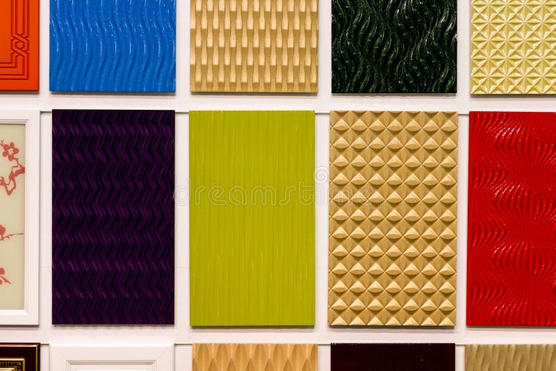 Download Ensemble De Tuiles Colorées Image stock - Image du pourpré, conception: 77152177