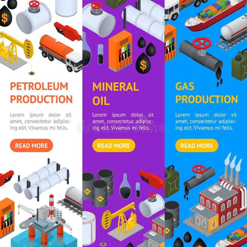 Ensemble de Vecrtical de bannière d'industrie pétrolière et de ressource énergétique Vecteur illustration de vecteur Ensemble de Vecrtical de bannière d'industrie pétrolière et de ressource énergétique Vecteur illustration de vecteur