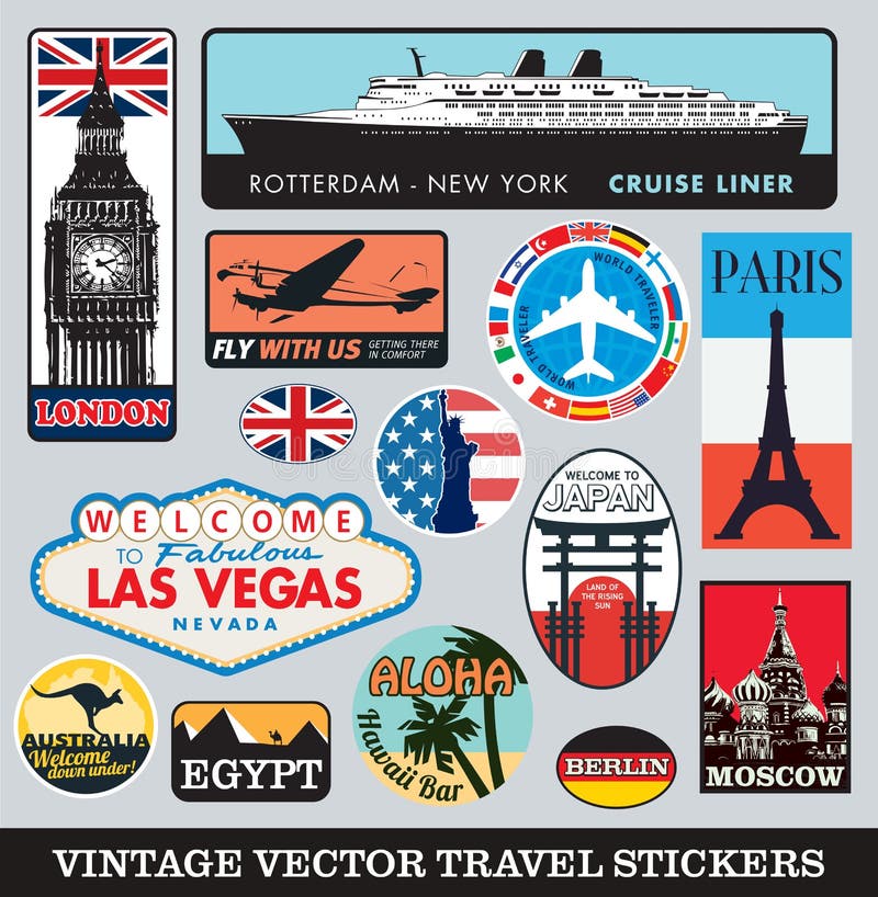 Valise Stickers Photos et vecteurs gratuits