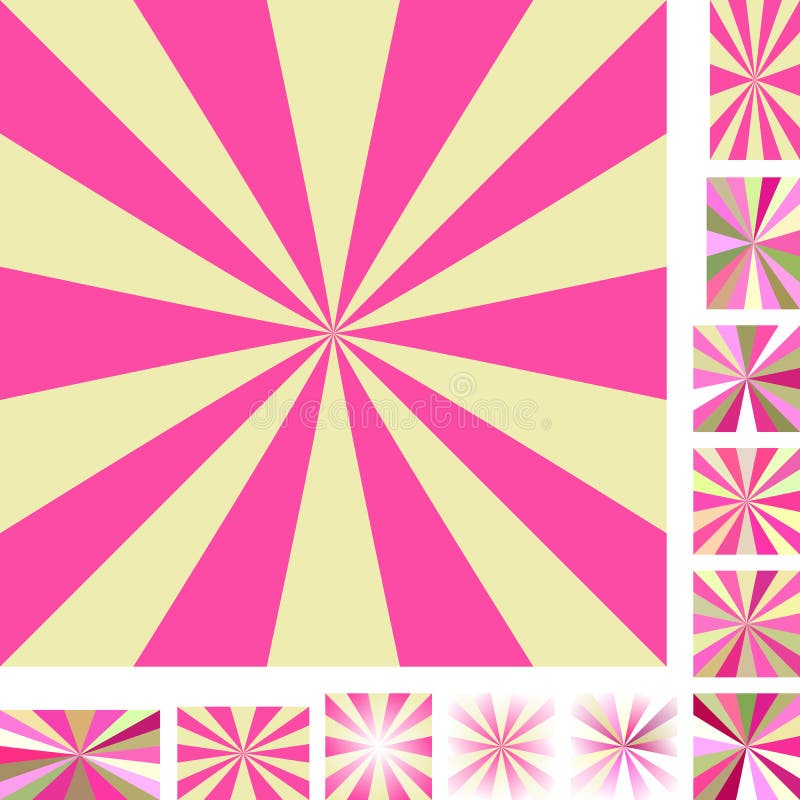 Ensemble jaune rose de fond d'éclat de rayon illustration de vecteur Ensemble jaune rose de fond d'éclat de rayon illustration de vecteur