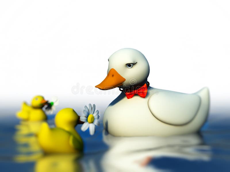 Ente und Entlein vektor abbildung