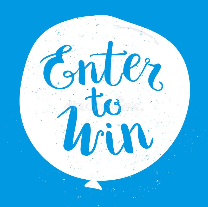 enter to win sign