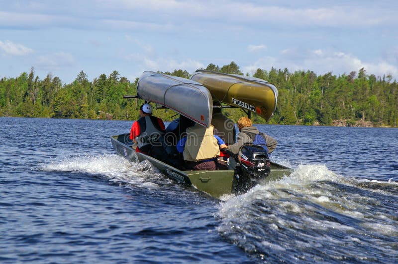 Entering The Boundary Waters Canoe Area On Lake Saganaga 