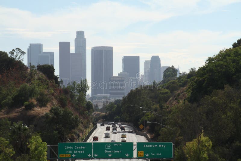 Entering Downtown Los Angeles 1