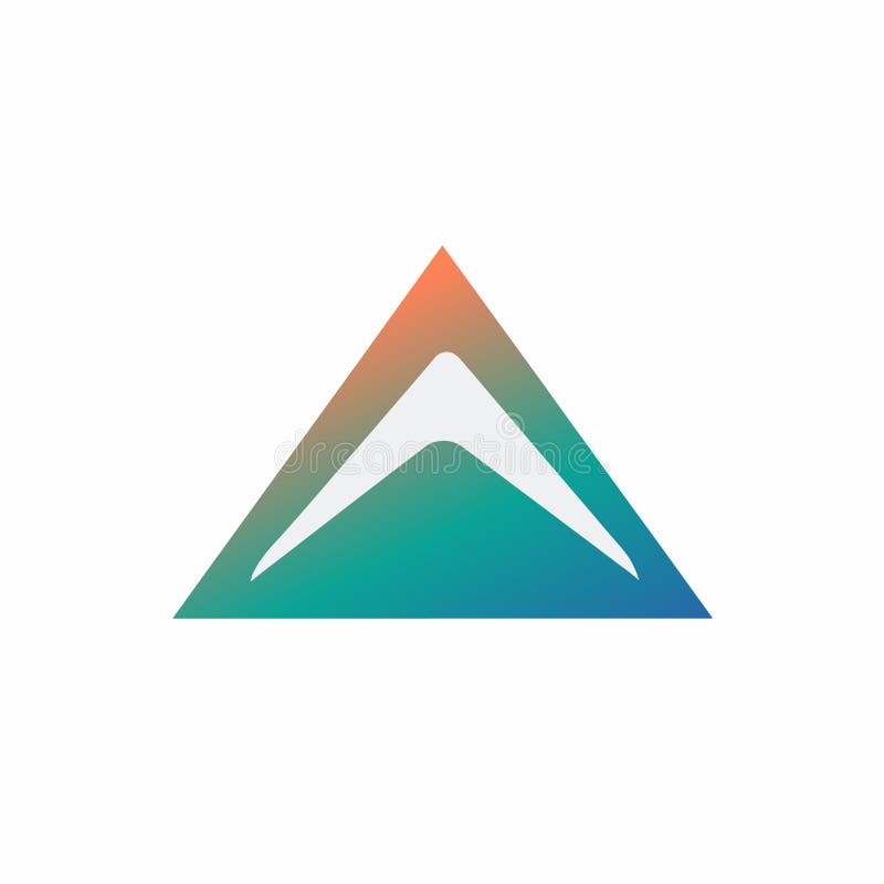 Enterprise software development filled gradient logo stock illustration