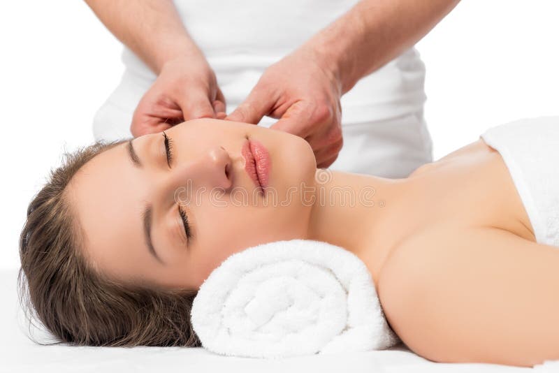 enthäuten Sie Massage die Hände eines erfahrenen Cosmetologist stockbild enthäuten Sie Massage die Hände eines erfahrenen Cosmetologist stockbild