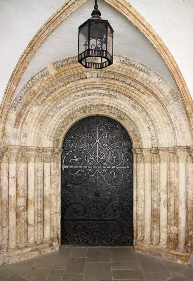 Entrada da igreja do templo foto de stock Entrada da igreja do templo foto de stock