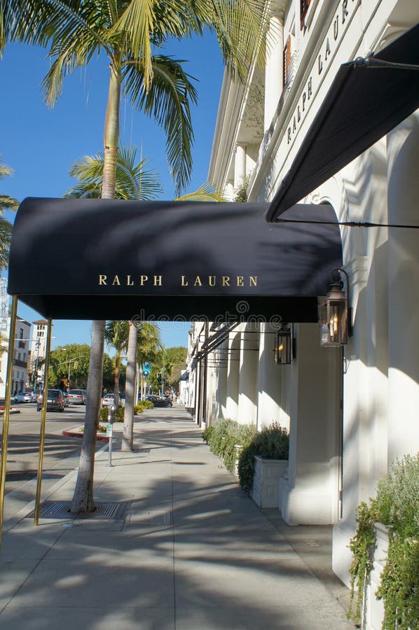Entrada da loja de Ralph Lauren fotos de stock Entrada da loja de Ralph Lauren fotos de stock