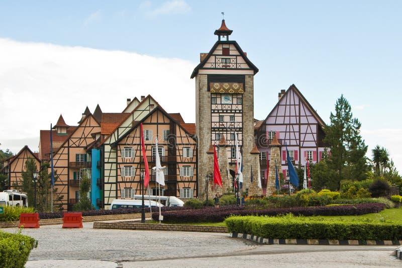 Entrada de Colmar Tropicale, Malaysia fotografia de stock royalty free Entrada de Colmar Tropicale, Malaysia fotografia de stock royalty free