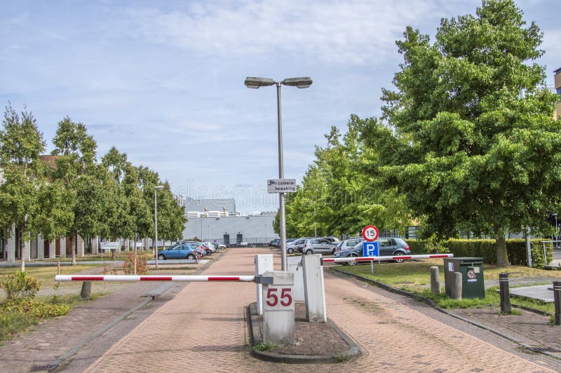 Entrada en la clínica psiquiátrica forense de Inforsa en Amsterdam el 2018 holandés imagenes de archivo Entrada en la clínica psiquiátrica forense de Inforsa en Amsterdam el 2018 holandés imagenes de archivo