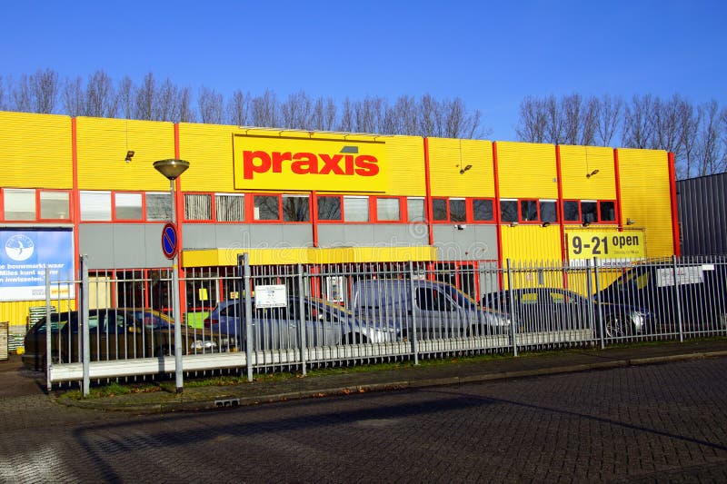 Entrance of Dutch Store-chain Praxis. Editorial Stock - Image of praxis, flevoland: 136947393