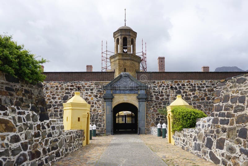 Castle of Good Hope Aerial editorial photography. Image of signal