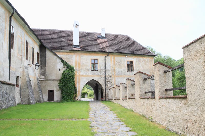 Entrance gate in Zlata koruna