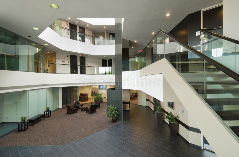 Entrance hall of business office