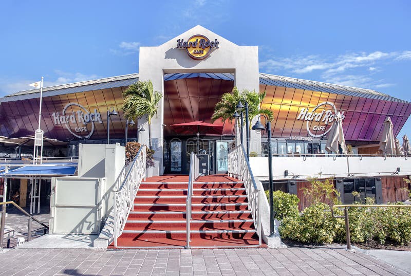 Hard Rock Cafe Bayside Marketplace Miami Editorial Image Image