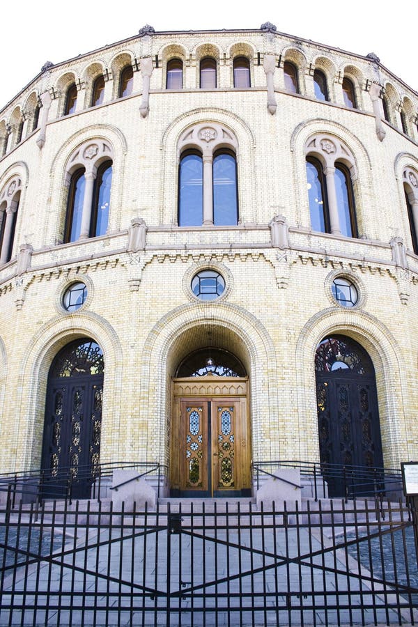 The Entrance of the Norwegian Parliament