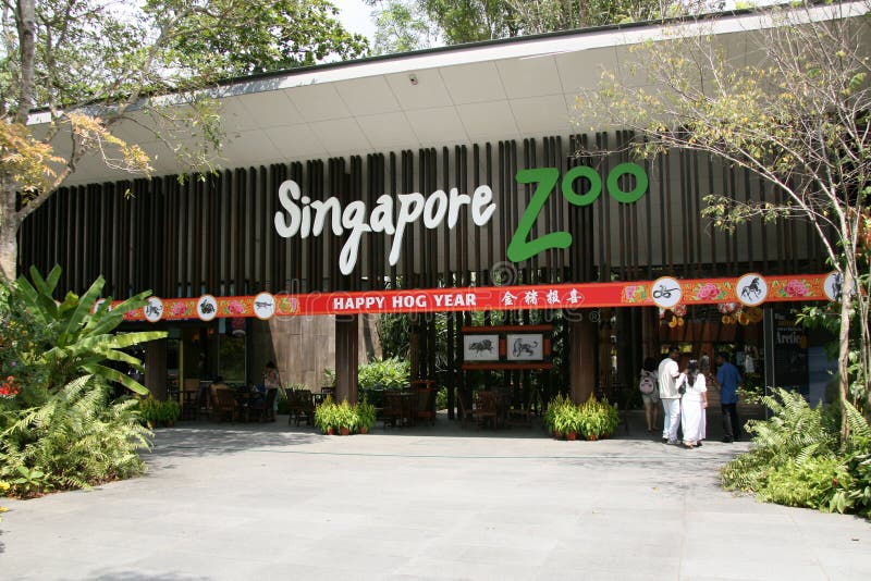 Entrance Singapore Zoo, Singapore Stock Photography Image 4768532