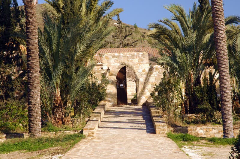 Entrance to Agios Georgios Monastery at Mavrovouni